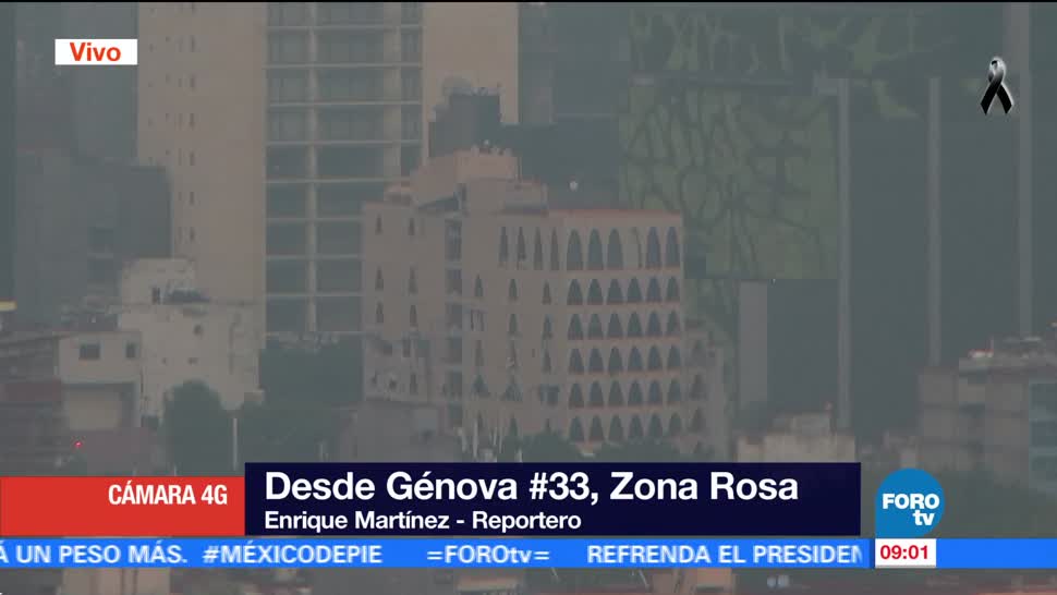 Cierran edificio afectado por sismo en la Zona Rosa