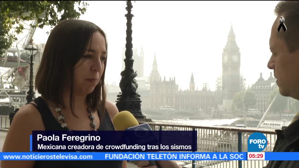 Mexicana en Reino Unido recauda ayuda para damnificados por sismo