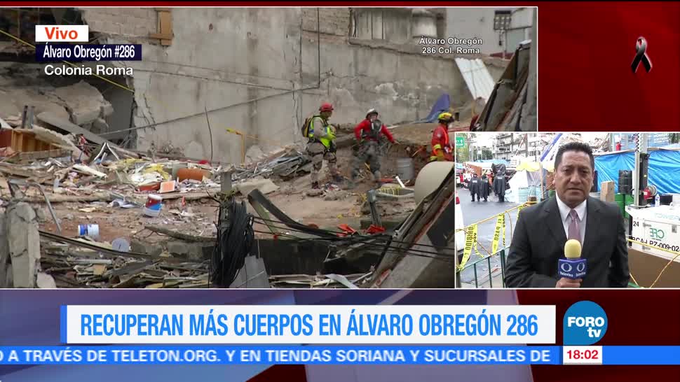 Cifra de rescates en Álvaro Obregón 286 cierra en 21 víctimas mortales