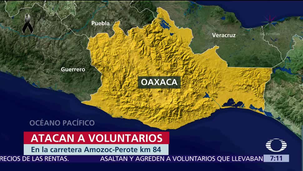 Comando armado ataca a voluntarios que llevaban ayuda a damnificados en Oaxaca