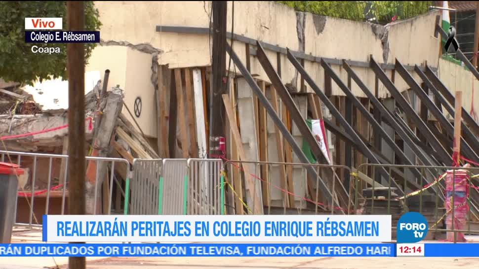 Realizan misa afuera del colegio Rebsamen por menor fallecido durante sismo