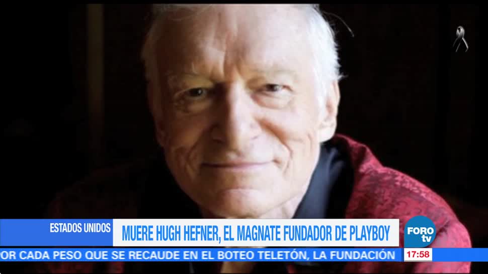 Muere Hugh Hefner fundador d revista Playboy