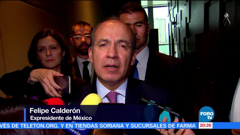Calderón avala propuesta del Frente Ciudadano por México