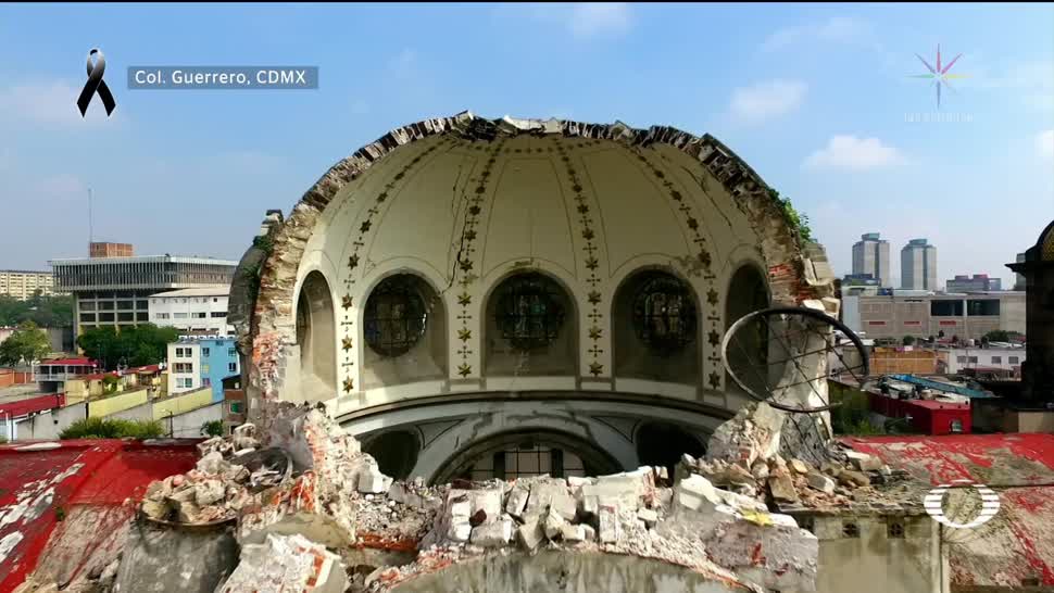 Sismo deja daños en monumentos históricos