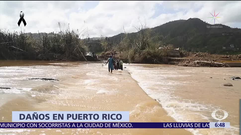 'María' deja severos daños a su paso por Puerto Rico
