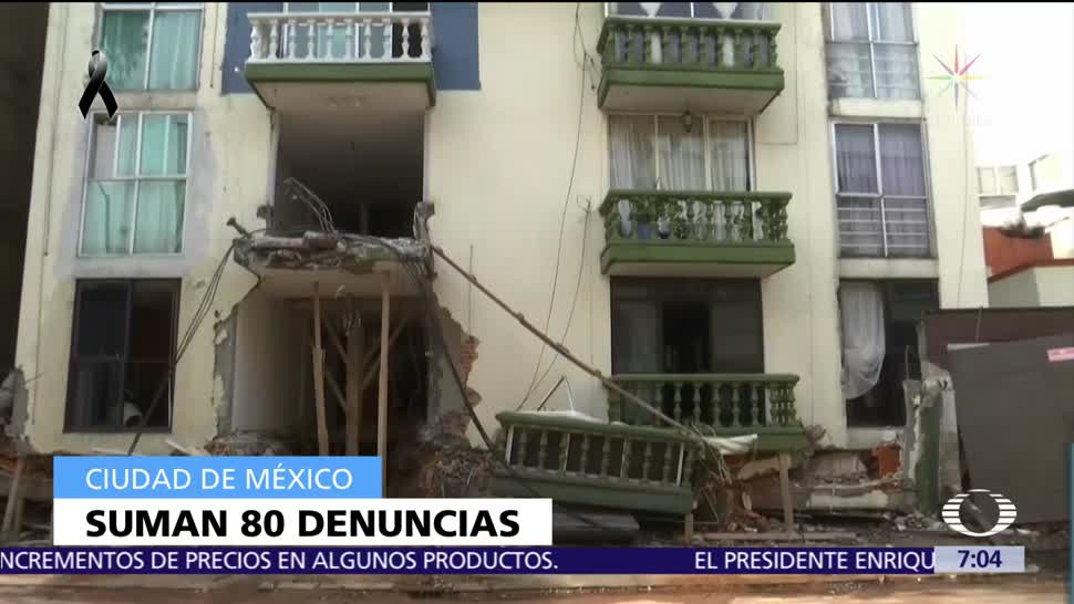 Suman 80 carpetas de investigación tras sismo CDMX, principalmente contra inmobiliarias
