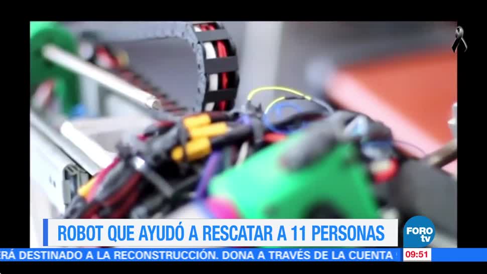 Extra, Extra: Robot que ayudó a rescatar a 11 personas