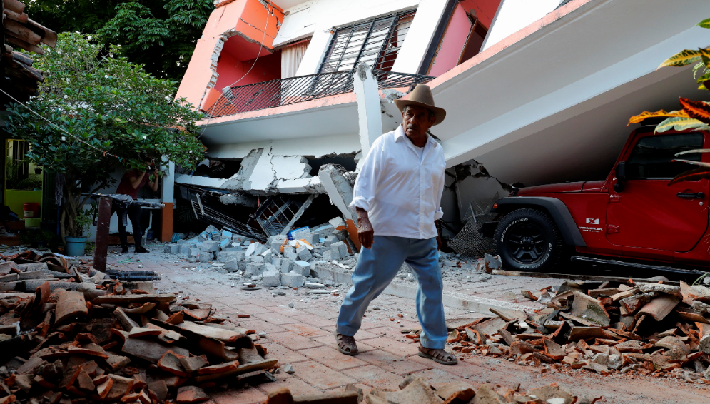 Destrucción y luto en las calles de Juchitán, Oaxaca, tras sismo