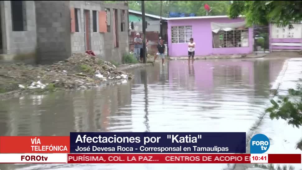 Afectaciones, por, Katia, Tamaulipas
