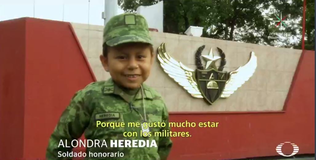 nina cumple sueño soldado ejercito mexicano
