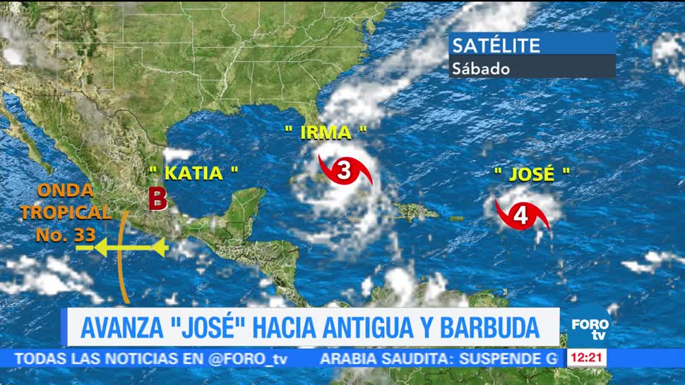 Antigua Barbuda prepara llegada huracán José
