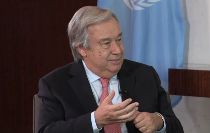 António Guterres Secretario general de las Organización de las Naciones Unidas ONU