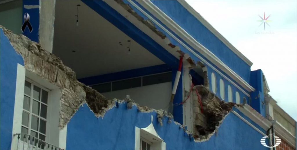 Atlixco, Puebla, sufre graves daños