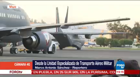 Aviones Ejército Salen Víveres Damnificados Sismo Sedena Chiapas Oaxaca