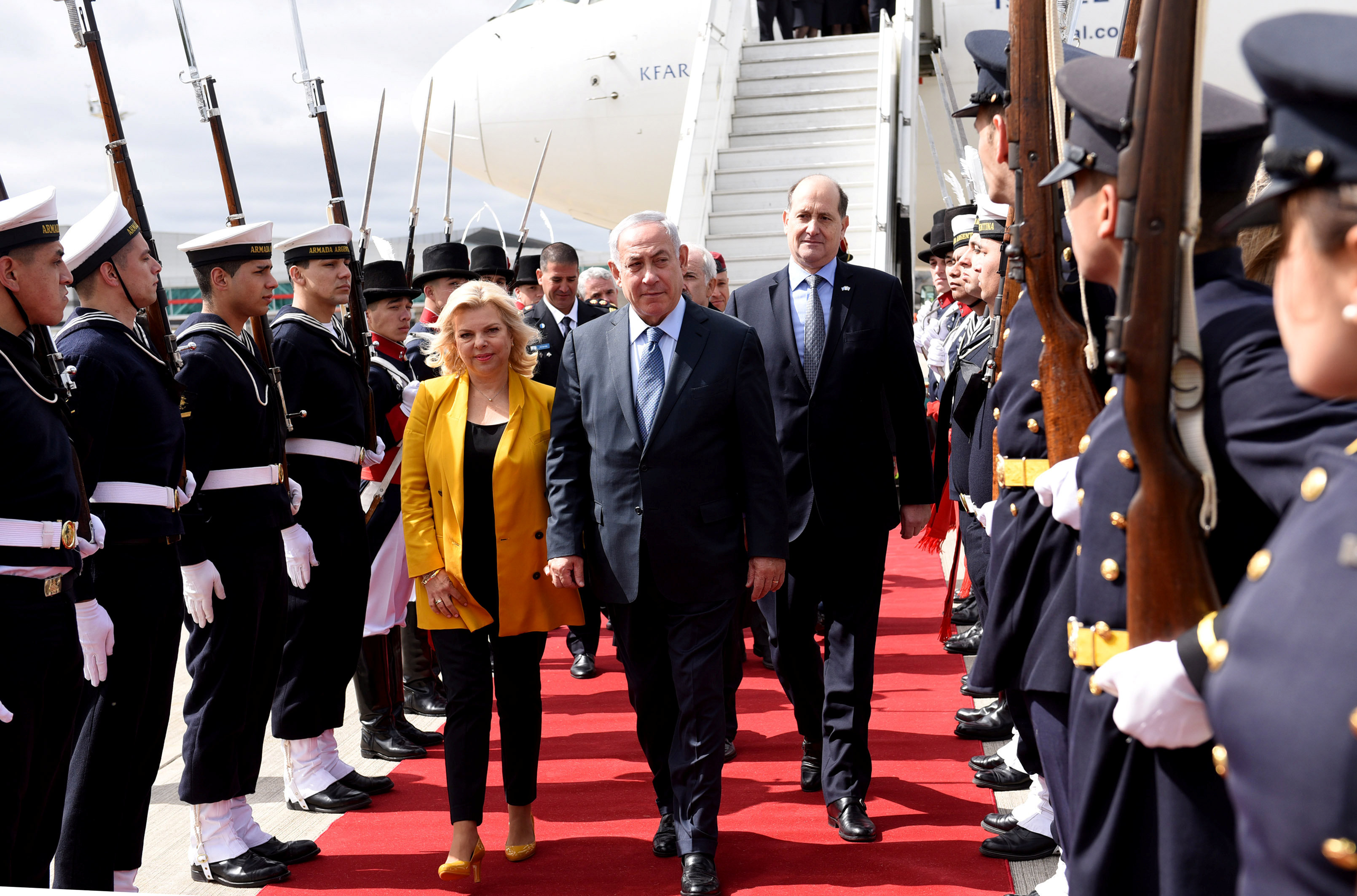 Benjamin Netanyahu realiza historica visita Argentina