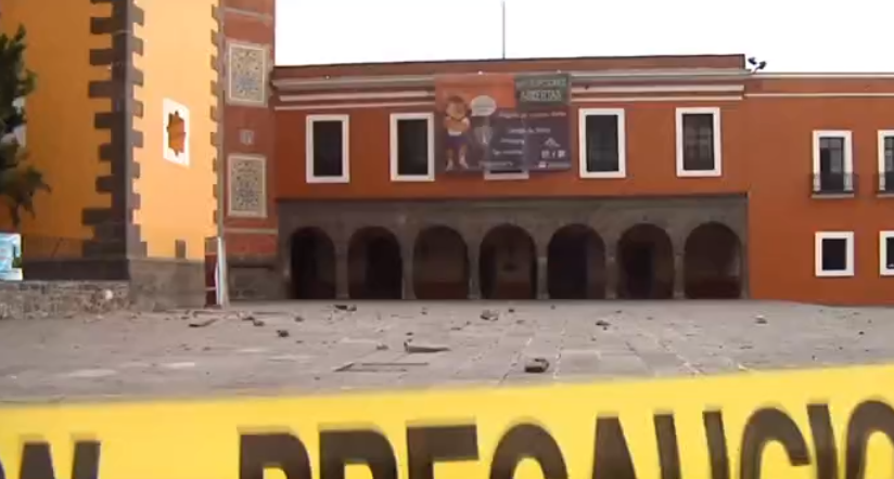 Biblioteca Palafoxiana, afectada tras sismo del 19 de septiembre