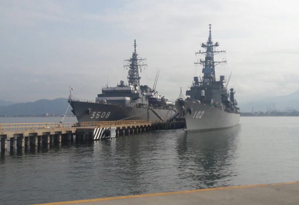 Escuadrón Naval de Japón está de visita en Manzanillo, Colima