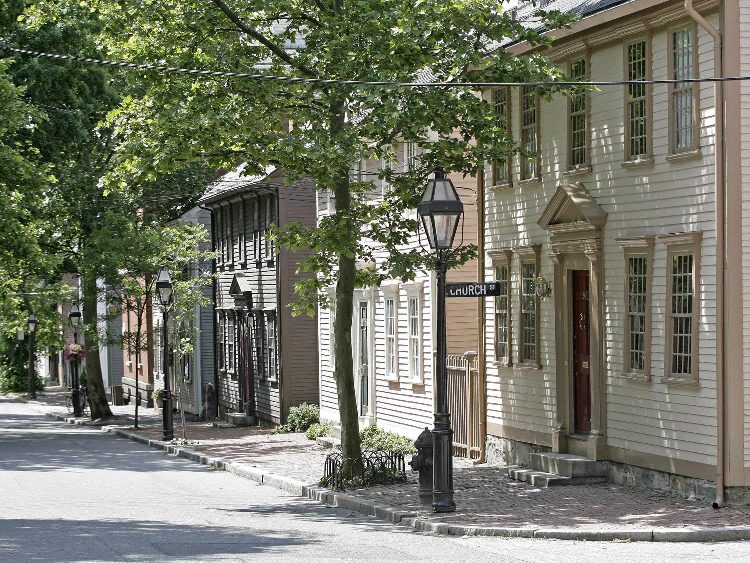 Calles de la ciudad de Provindence, capital de Rhode Island