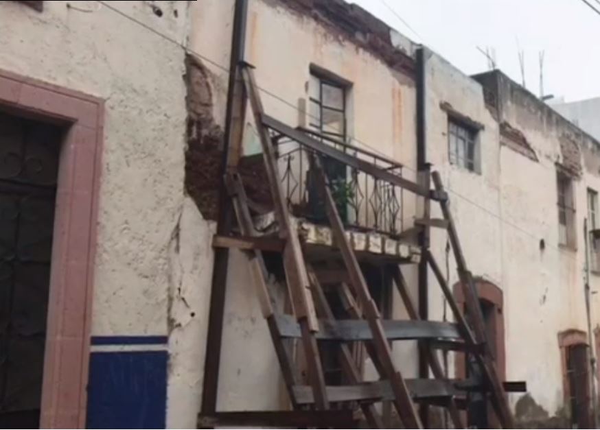 Casas a punto de colapsar por lluvias en Zacatecas