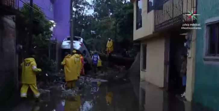 Casas afectadas en Xochimilco, CDMX, por inundación y desbordamiento del río 