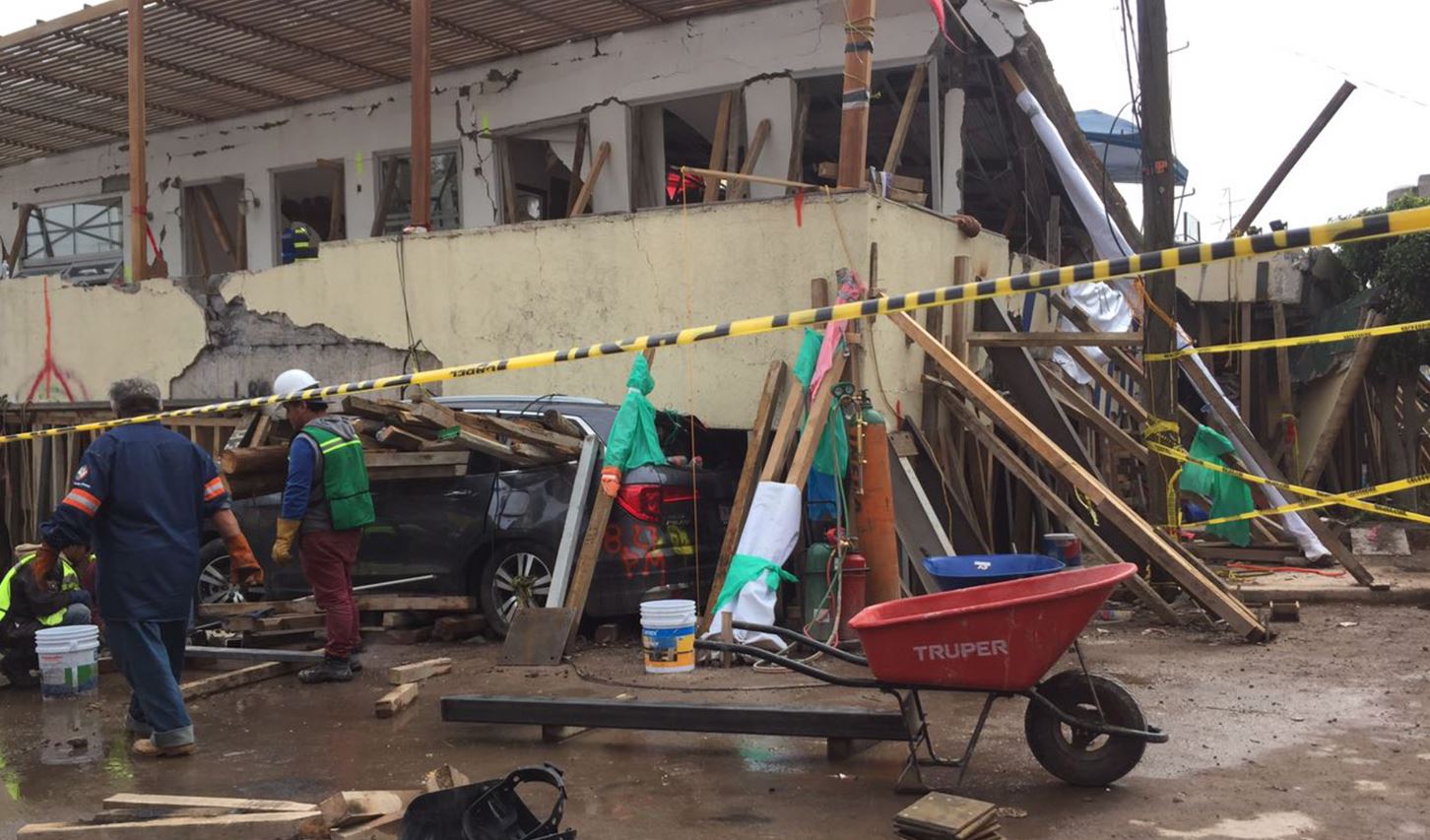 La escuela Enrique Rébsamen sufrió severos danos con el terremoto.