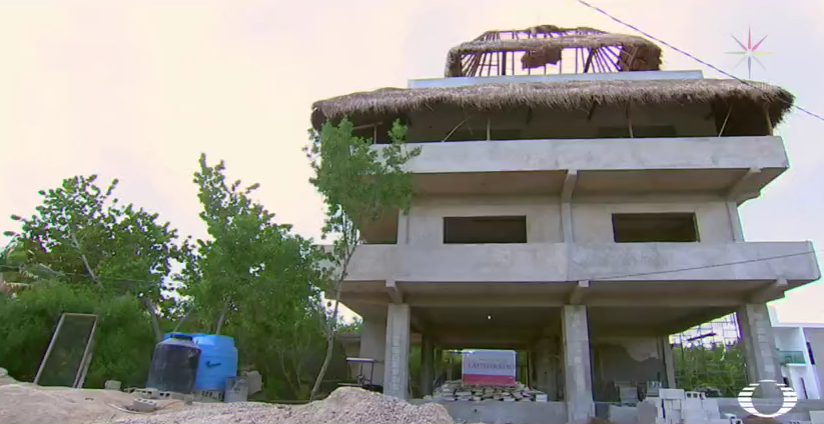 Construcción irregular afecta ambiente en Holbox, Quintana Roo 