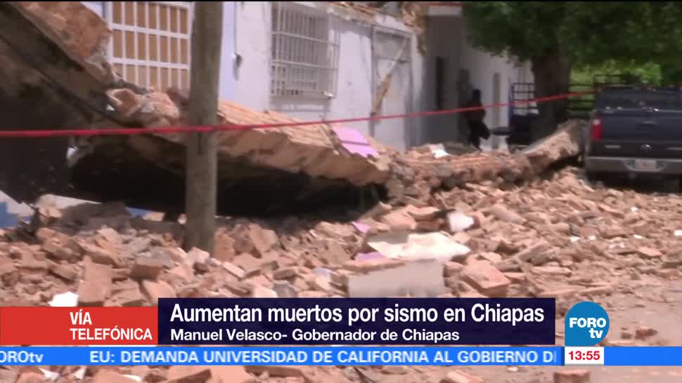 Continúan Labores Rescate Chiapas Gobernador