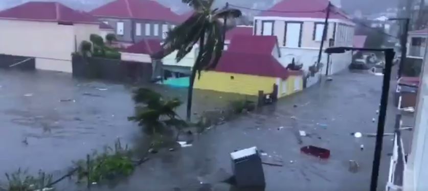 Daños del huracán 'Irma' sobre San Bartolomé