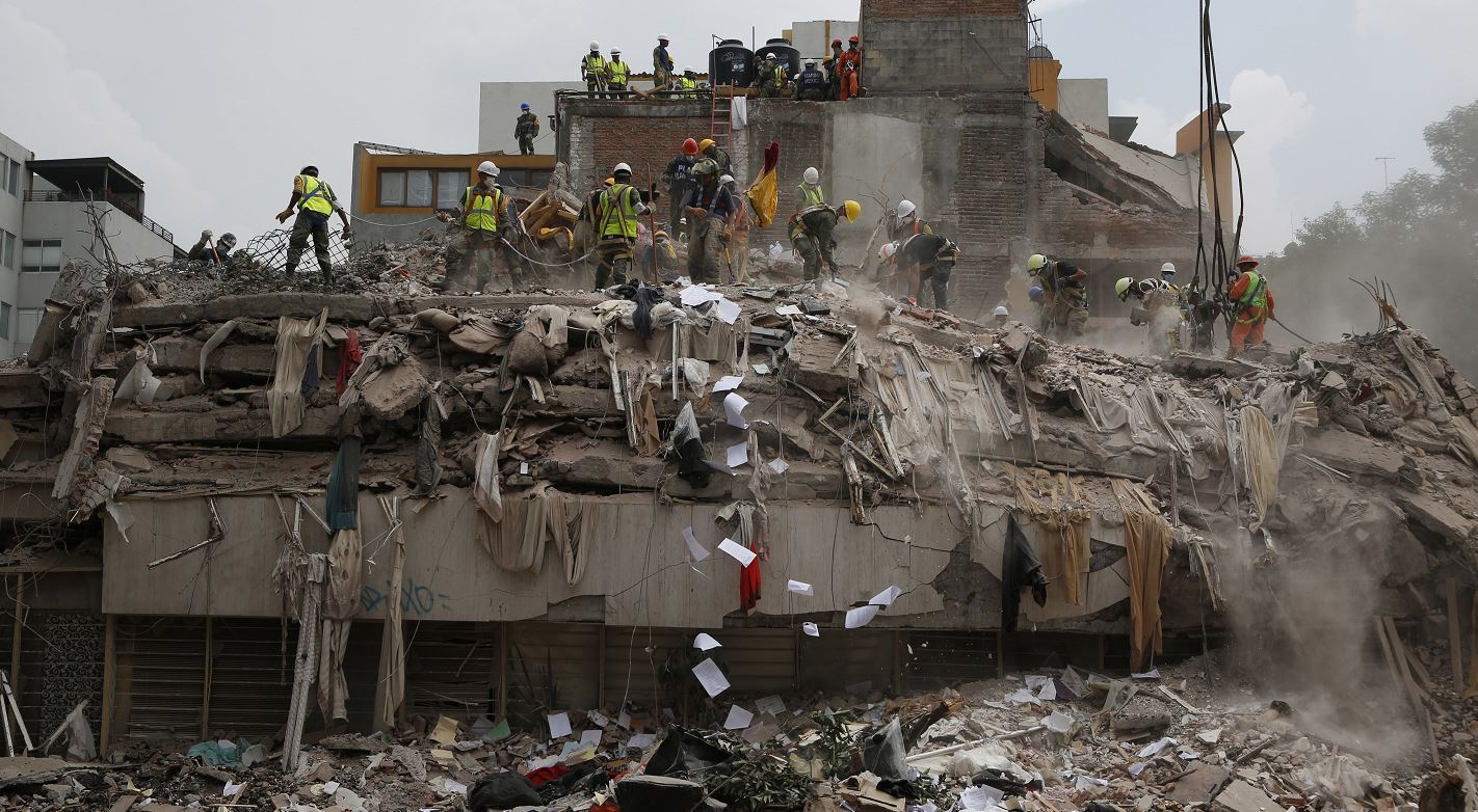 Edificio colapsado en Gabriel Mancera y Escocia tras sismo del 19 septiembre