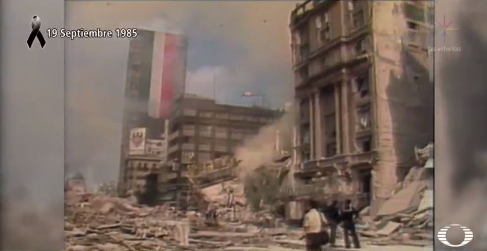 Edificios colapsados en la CDMX por sismo de 1985 