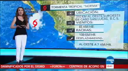 Clima Tres Mayte Carranco Tormentas Tropicales Pacífico Mexicano