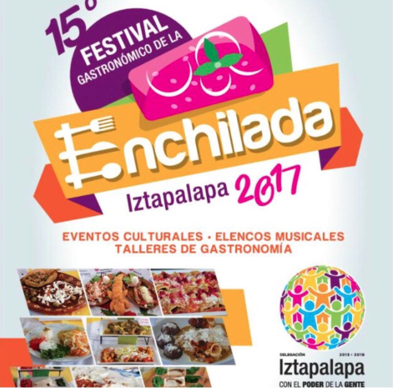 Festival de la enchilada en la Delegación Iztapalapa