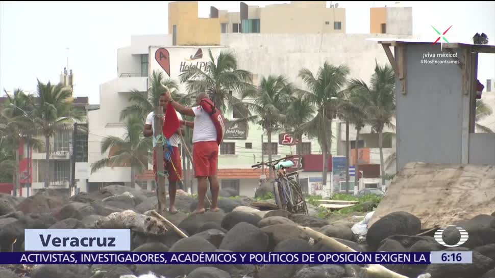Habilitan albergues en Tecolutla, Veracruz, ante la llegada de ‘Katia’