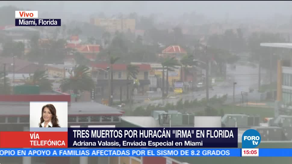 Huracán Irma Impacta Fuerza Florida