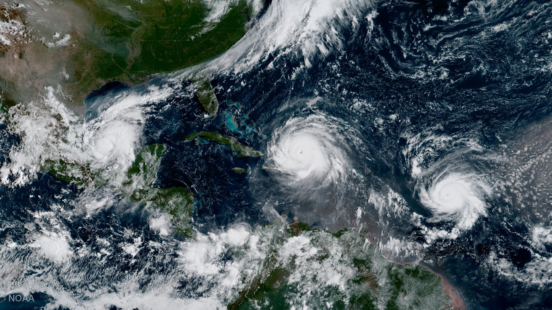 Huracan Jose se intensifica categoria 3 Atlantico