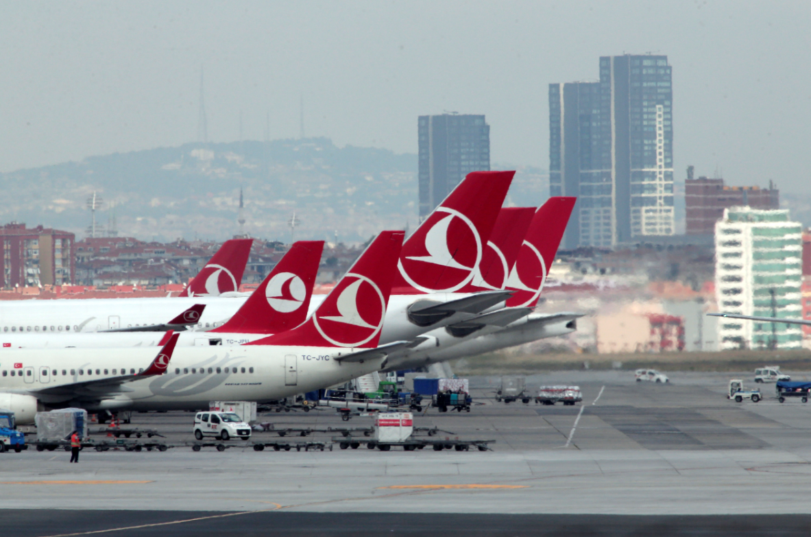 Imagen de archivo de aviones de Turkish Airlines