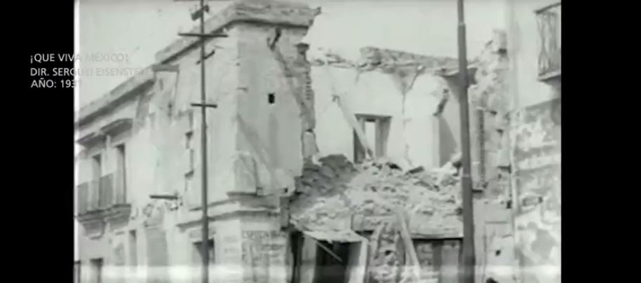 Imágenes del terremoto en Oaxaca de 1931