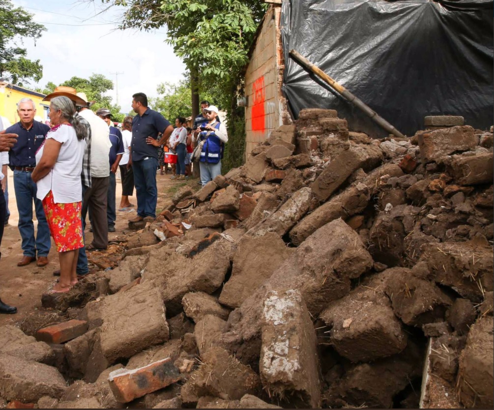 autoridades de chiapas inician demolicion de viviendas en jiquipilas