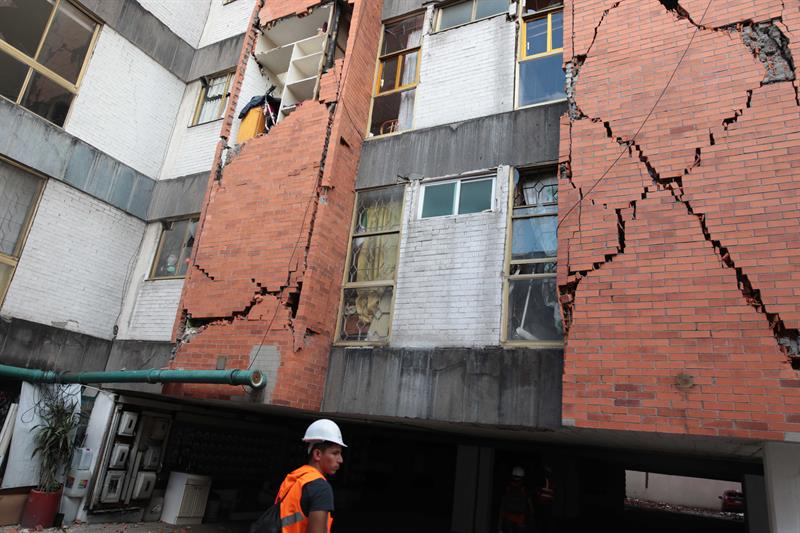 Inmuebles afectados en la Ciudad de México, tras sismo