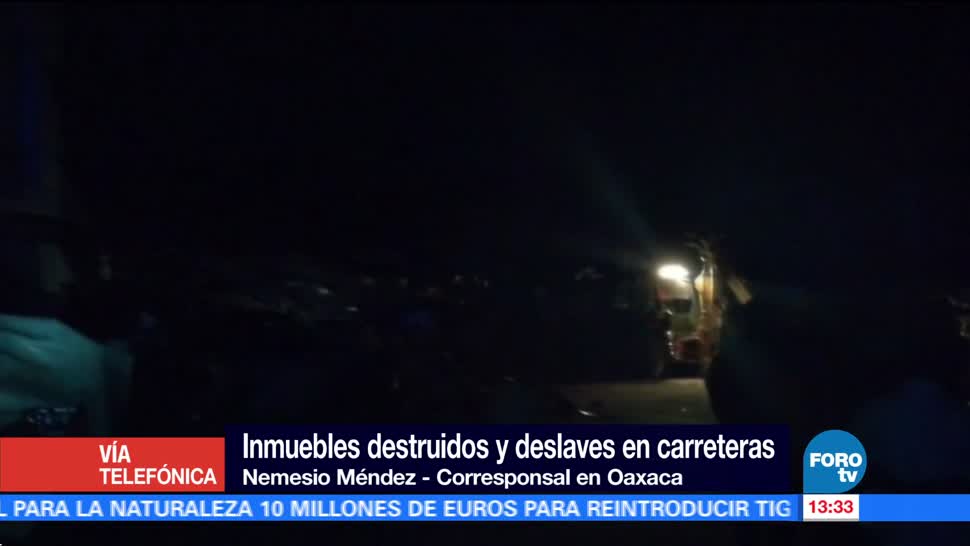 Inmuebles Destruidos Deslaves Carreteras Sismo Oaxaca