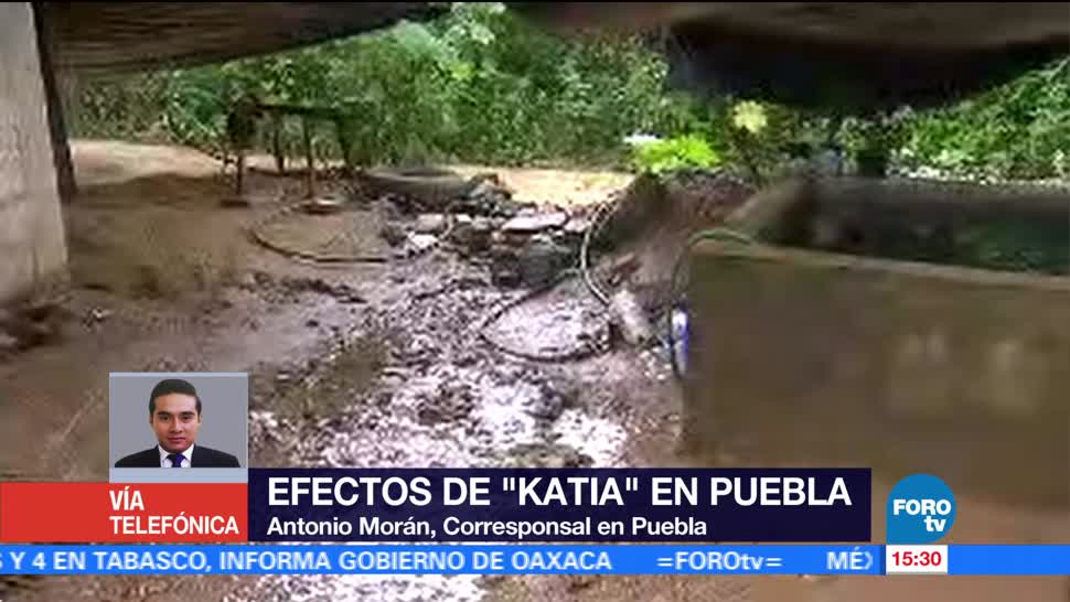 Intensas Lluvias Continúan Afectando Municipios Puebla