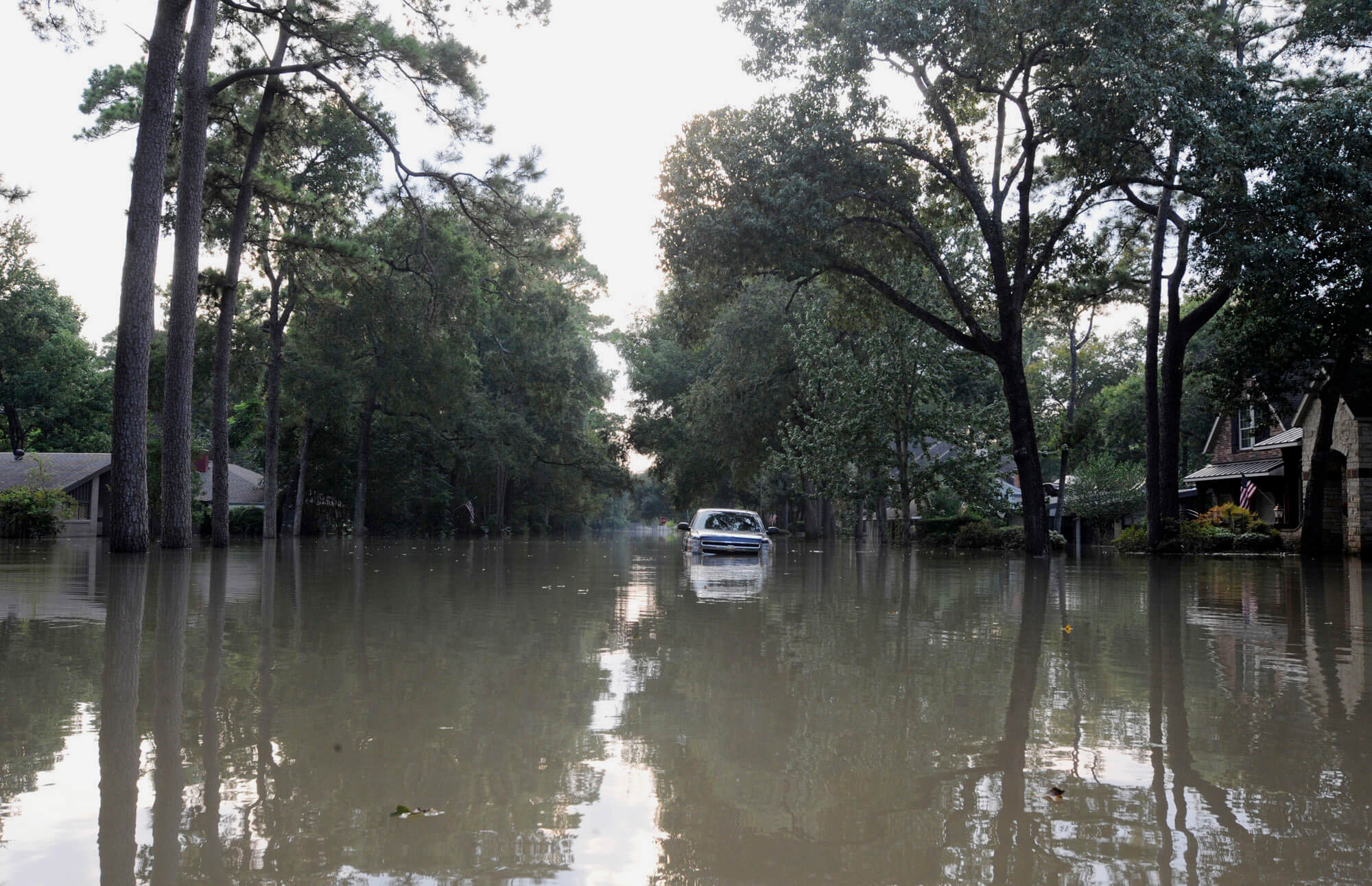 Inundaciones en Houston, Texas, tras el paso del huracán Harvey