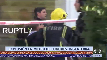 Investigan Explosión Metro Londres Atentado Terrorista
