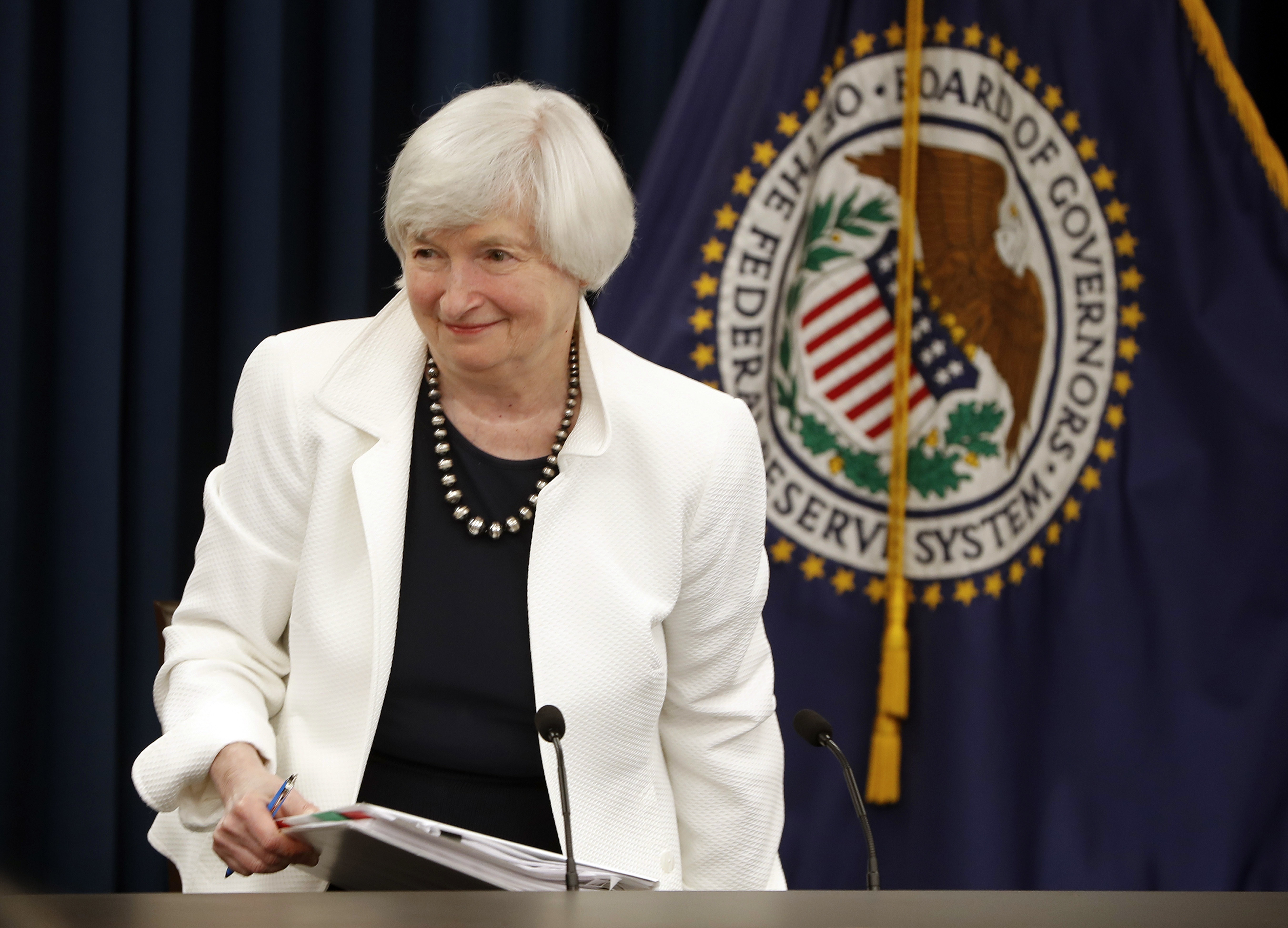 Yellen anuncia cambios en política monetaria para octubre