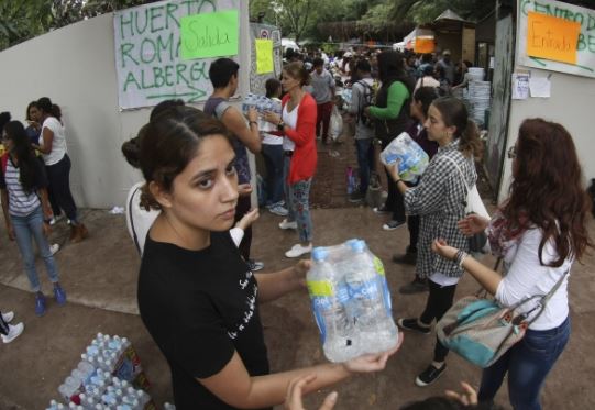 Jóvenes mexicanos mostraron su solidaridad ante la emergencia por el sismo