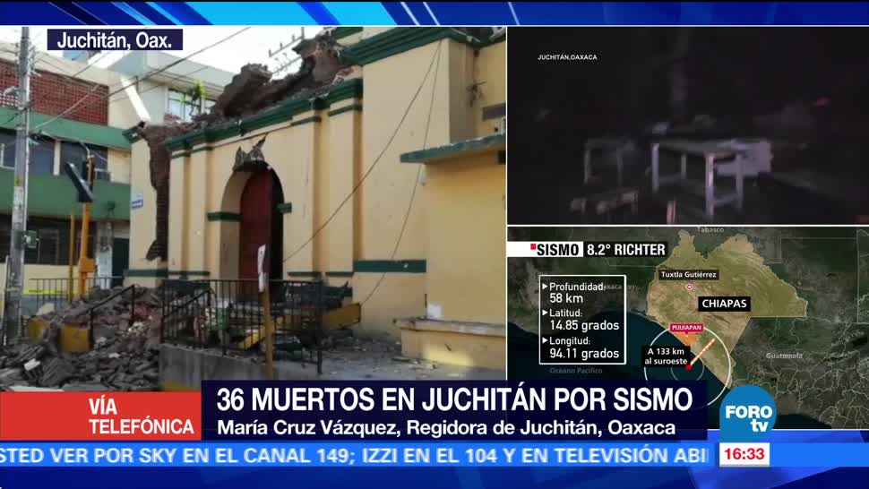 Juchitán Ayuda Mexicanos Sismo Regidora María Cruz Vázquez