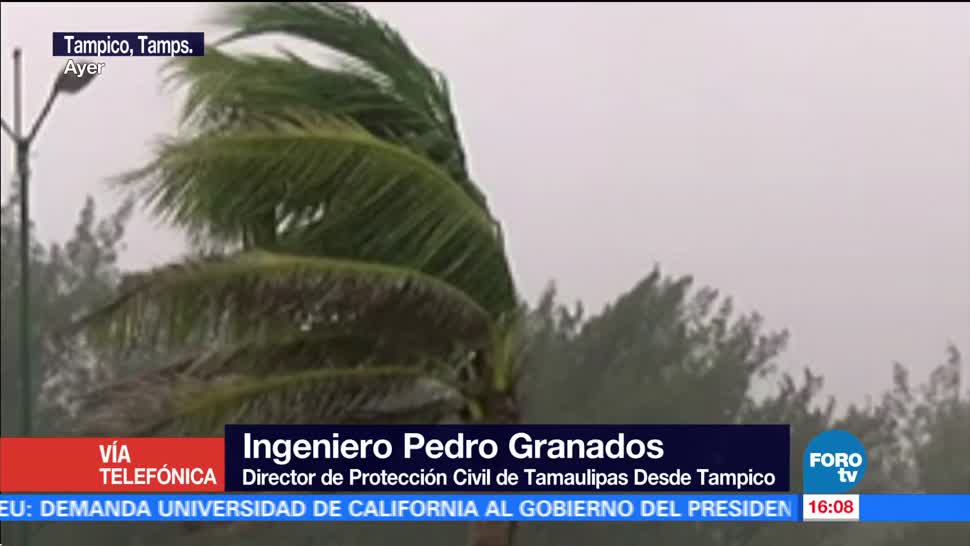 ‘Katia’ provoca fuertes lluvias en Tamaulipas