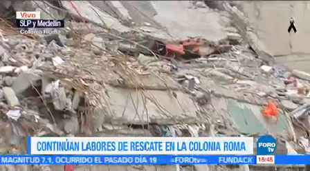 Labores Rescate Colonia Roma Slp Y Medellín
