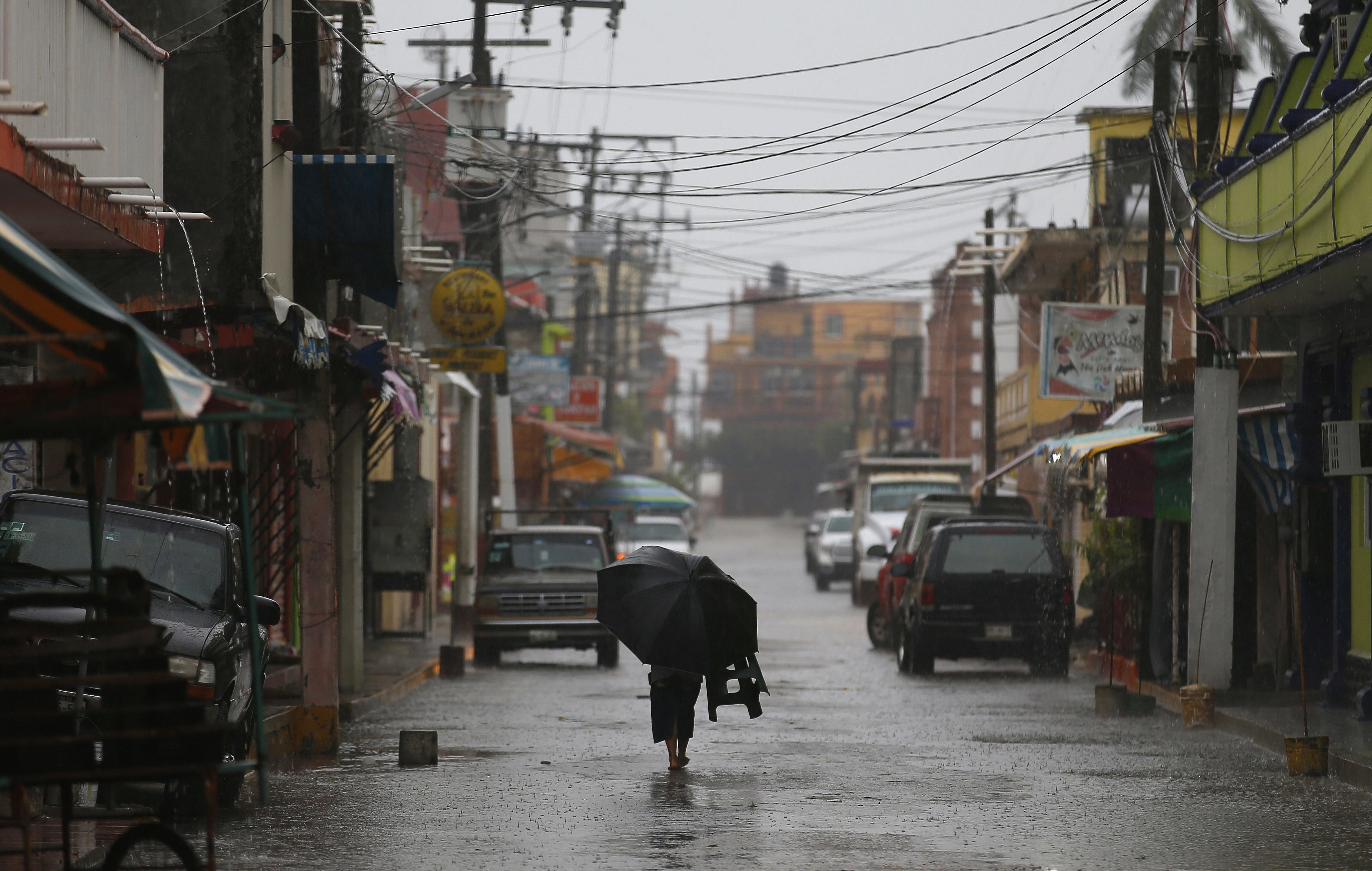 Huracan Katia toca tierra Tecolutla Veracruz