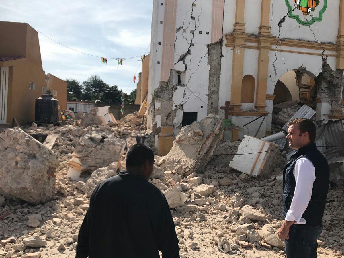 localidad de xochiteopan queda devastada tras sismo del 19 de septiembre